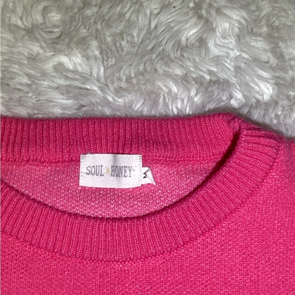 Soul honey pink “ DO SMALL THINGS WITH GREAT LOVE “ sweatshirt size medium - Picture 9 of 9